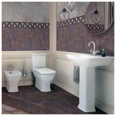 Напольный унитаз Vitra Serenada 9722B003-7203 с бачком и сидением фотография
