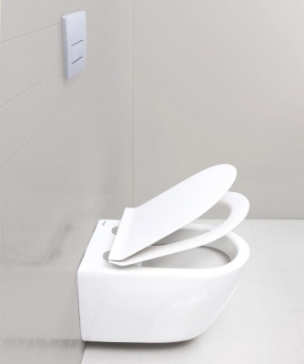 Подвесной унитаз BelBagno Amara [BB8296CH + BB2019SC] с сиденьем фотография