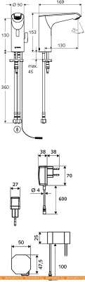 Смеситель Schell Xeris E HD-M 012540699 фотография