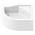 Экран поддона правый New Trendy 100x80x35 O-0146 R картинка