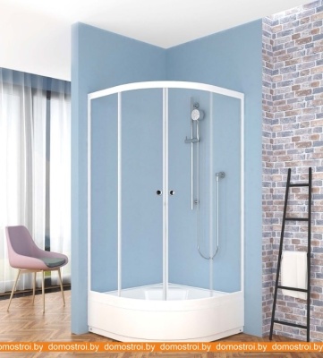 Душевой уголок Domani-Spa Delight 99 mid 90x90 (прозрачное стекло) фотография