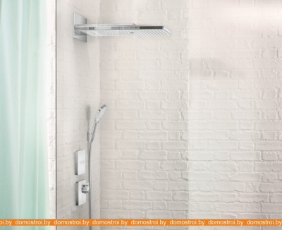 Механизм переключения режимов Hansgrohe ShowerSelect Glass 15736400 (белый/хром) фотография