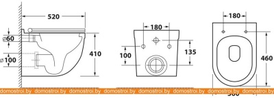 Унитаз OWL 1975 Eld Cirkel-H с сиденьем DP микролифт OWLT190101 фотография