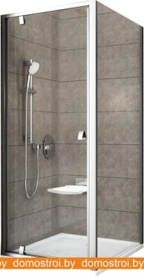 Душевой уголок Ravak Pivot PDOP1+PPS 90x80 (черный/прозрачный) фотография
