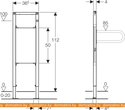 Система инсталляции Geberit Duofix 111.790.00.1 фотография