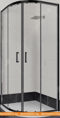 Душевой уголок RGW CL-53B 80x80 (черный/прозрачное стекло) фотография