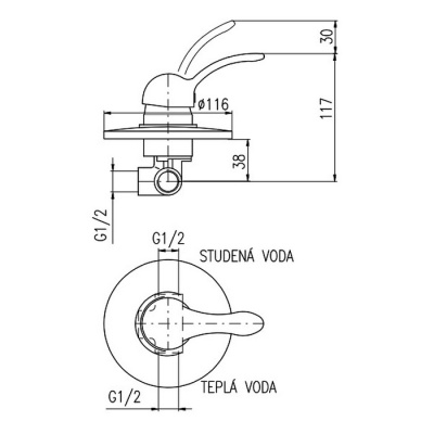 Смеситель Slezak RAV Labe L083K фотография