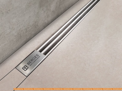 Душевой трап Berges Wasserhaus Super Slim 600 (матовый хром) фотография