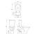 Напольный унитаз Cersanit TRENTO TR011 [KO-TR011-3/6-PL] с сиденьем микролифт фотография