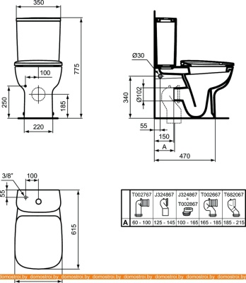 Унитаз Ideal Standard Esedra T282001 фотография