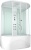 Душевая кабина Domani-Spa Neat high 150x80 (прозрачное стекло / белые стенки) с крышей с гидромассажем фотография Душевая кабина Domani-Spa Neat high 150x80 (прозрачное стекло / белые стенки) с крышей с гидромассажем фотография