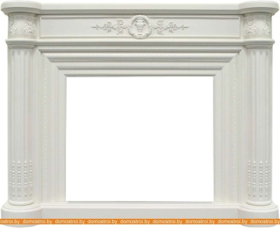 Портал для камина Smolcom Manor SYM26 (белый) фотография