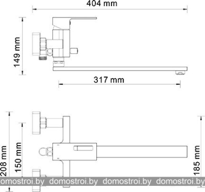 Смеситель Wasserkraft Alme 1502L фотография