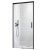 Душевая дверь Radaway Idea KDD Black L/R [387042-54-01] 120x205 прозрачная фотография