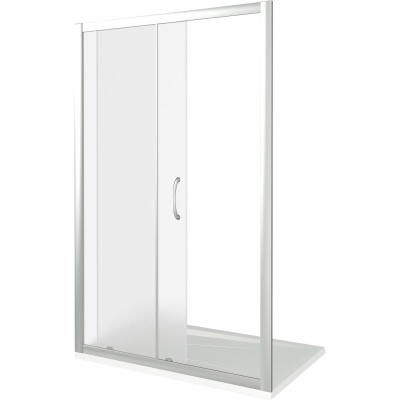 Душевая дверь GoodDooor LATTE WTW-130-G-WE 130x185 стекла Grape фотография