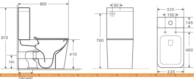 Унитаз CeramaLux 2171GW фотография