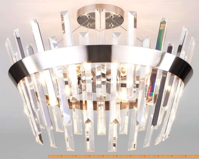 Подвесная люстра Евросвет 90241/2 (черный/золото) фотография