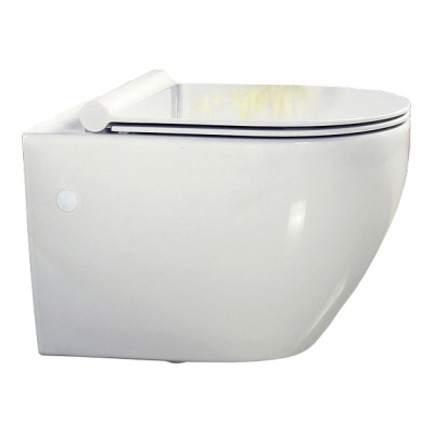 Подвесной унитаз BelBagno Sfera-R [BB513CH + BB209SC] с сиденьем фотография