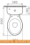 Унитаз Vitra Normus (9705B003-7200) фотография Унитаз Vitra Normus (9705B003-7200) фотография