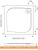 Душевой поддон Good Door Квадро 80x80 Антрацит (черный) фотография Душевой поддон Good Door Квадро 80x80 Антрацит (черный) фотография