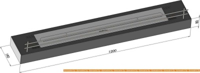 Биокамин SimpleFire FireBox 1200 (со стеклом) фотография