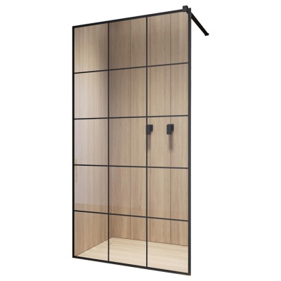 Душевая стенка Radaway Modo II New Black Factory L/R [389094-54-55] 90x200 factory фотография
