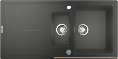 Кухонная мойка Grohe K400 60-C 100/50 1.5 31642AT0 (серый гранит) фотография