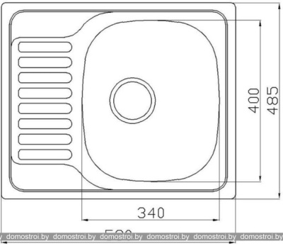 Кухонная мойка Stellar 5848D 18 см фотография