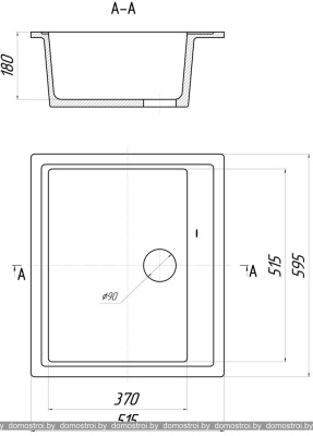 Кухонная мойка Gerhans A12 (серый) фотография