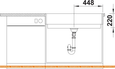 Кухонная мойка Blanco Vintera XL 9-UF 526104 (жемчужный) фотография
