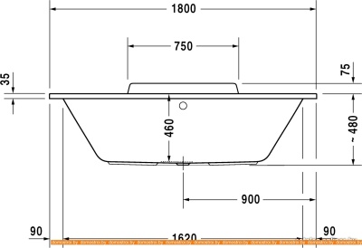 Ванны Duravit DuraStyle 180x80 (700298) фотография