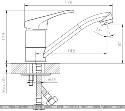 Смеситель Decoroom DR21012 фотография