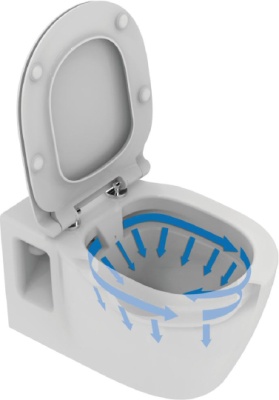 Подвесной унитаз Ideal Standard Connect E822301 с сиденьем SoftClose фотография