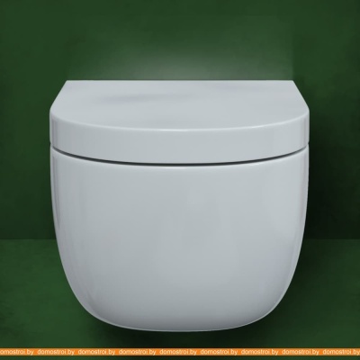 Унитаз Bocchi V-Tondo Rimless (белый) 1417-001-0129+A0374-001 фотография
