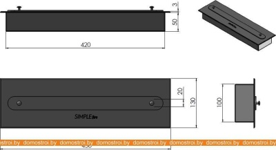 Биокамин SimpleFire FireBox 600 фотография