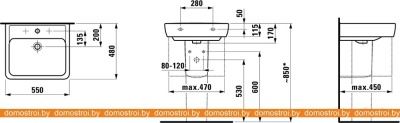 Умывальник Laufen Pro 55x48 818951 фотография