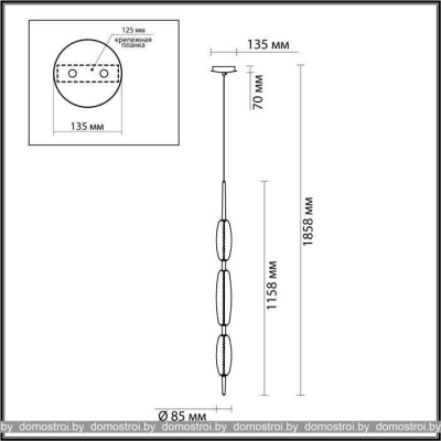 Подвесная люстра Odeon Light Spindle 4792/28L фотография