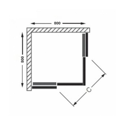 Душевой уголок Roltechnik SaniPro HGS2 80x80 фотография