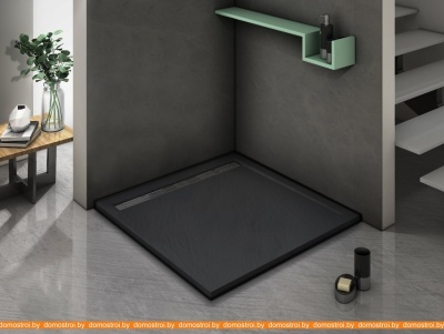 Душевой поддон WeltWasser TRS 100 Stone-BL 100x100 фотография