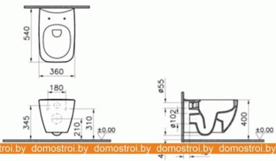 Унитаз Vitra Shift 7742B003-0090 фотография