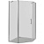 Душевой уголок GoodDoor MOKKA PNT-90-C-WE 90x90 стекла прозрачные (без поддона) картинка
