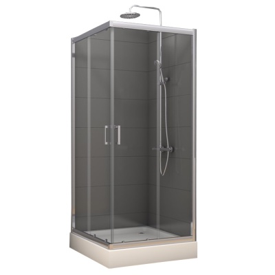 Душевой уголок New Trendy Varia 2Д 80x80 K-0223 фотография