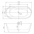 Акриловая ванна BelBagno BB14-K 177.5x84 фотография Акриловая ванна BelBagno BB14-K 177.5x84 фотография