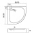 Акриловый поддон New Trendy Domio 80x80x16 BL-0007 фотография Акриловый поддон New Trendy Domio 80x80x16 BL-0007 фотография