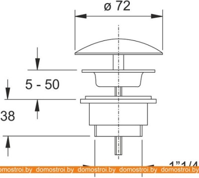Донный клапан Bonomini 0951OT54S7 фотография