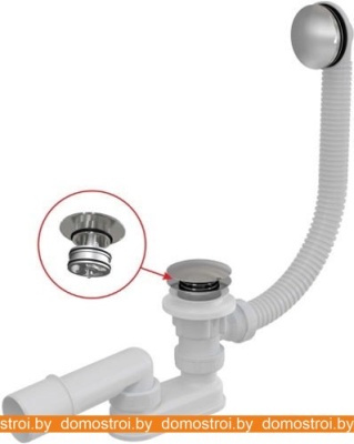 Сифон с переливом Alcaplast A504CKM фотография