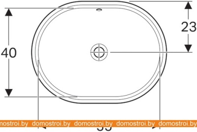 Умывальник Geberit VariForm 500.757.01.2 фотография