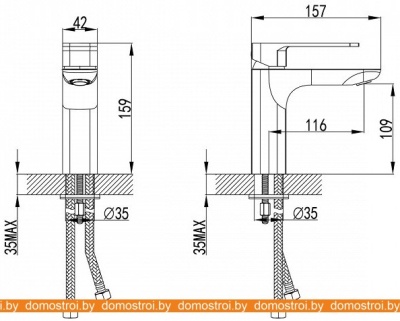 Смеситель IDDIS Slide SLIBL00i01 (черный) фотография
