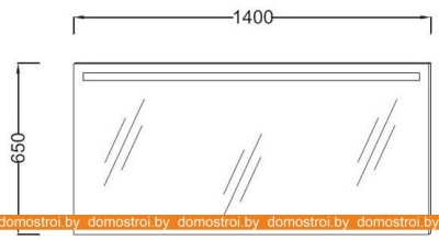 Зеркало Jacob Delafon Parallel EB1420-NF фотография