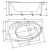 Акриловая ванна Акватек Бетта NEW 150x95 фотография